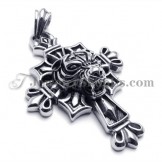 Classical Black Cross Titanium Pendant