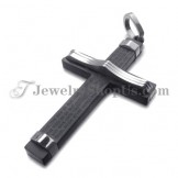 Fashion Titanium Black Cross Pendant