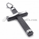 Fashion Titanium Black Cross Pendant