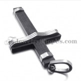 Fashion Titanium Black Cross Pendant