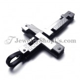 Fashion Black Titanium Cross Pendant