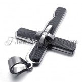 Black Titanium Cross Pendant