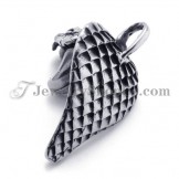 Fashion Cobra Pendant with Zircons