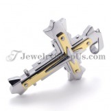 Elegant Titanium Cross Pendant