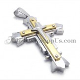 Elegant Titanium Cross Pendant