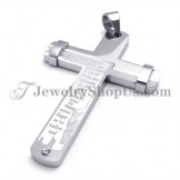 Elegant Titanium Pendant with Rhinestone