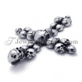 Fashion Skulls Cross Titanium Pendant