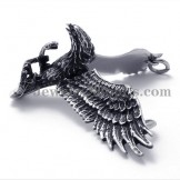 Eagle and Snake Titanium Pendant