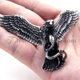 Eagle and Snake Titanium Pendant
