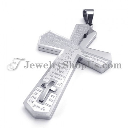 Fashion Cross Titanium  Cross Pendant