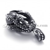 Eagle Claw Titanium Pendant with Zircon