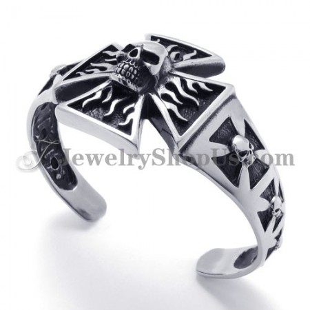 Fashion Cross Titanium Bracelet