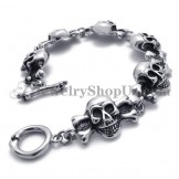 Fashion Titanium Skulls Bracelet