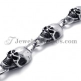 Fashion Skulls Titanium Bracelet