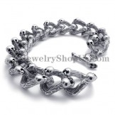 Fashion Titanium Skulls Bracelet