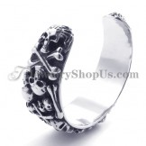 Titanium Skulls Bracelet