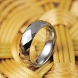 Tungsten gold ring