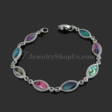 Colorful Shells Alloy Bracelet 