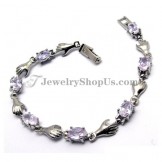 Fashion Hands Shape Alloy Bracelet with Zircons 