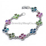 Colorful Alloy Bracelet with Shells