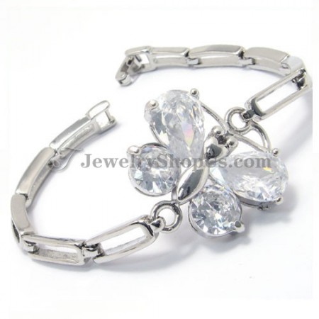 Fashion Butterflies Shape Zircons Alloy Bracelet