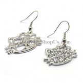 Beauitful Kitty Rhinestones Alloy Earrings
