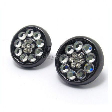Gorgeous Alloy Earrings with Rhinestones