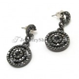 Fashion Alloy Earrings with Rhinestones
