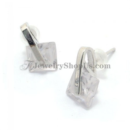 Gorgeous Alloy Earrings with Zircon