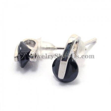 Beautiful Alloy Earrings with Round Zircon