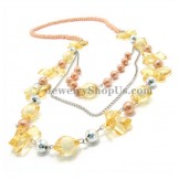 Beautiful Necklace with Plexiglass
