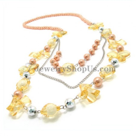 Beautiful Necklace with Plexiglass