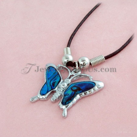 Colorful Shells Butterflies Alloy Pendant