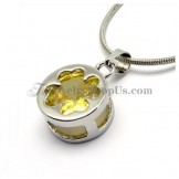 Beautiful Lucky Clover Zircon Alloy Pendant