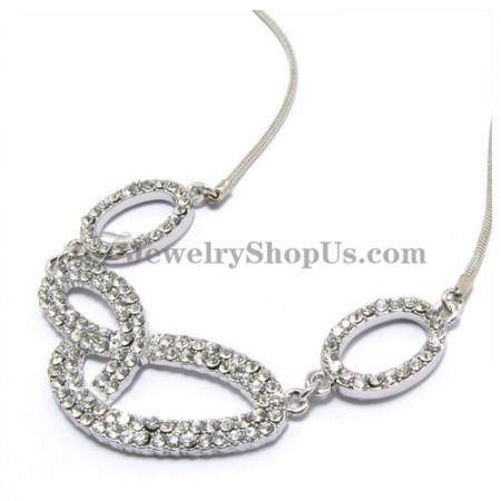 Beautiful Alloy Pendant with Rhinestones