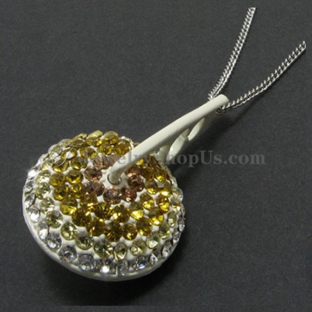 Gorgeous Alloy Colorful Rhinestones Pendant