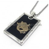 Taurus Alloy Pendant with Rhinestones