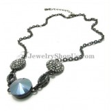 Elegant Alloy Pendant with Rhinestones and Zircon