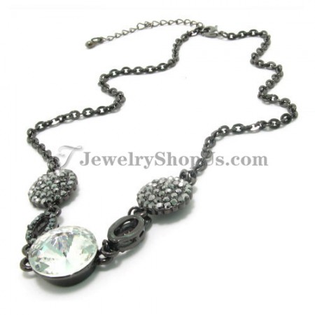 Elegant Alloy Rhinestones and Zircon Pendant