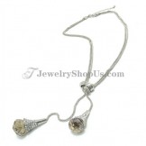 Gorgeous Alloy Pendant with Rhinestones and Zircons