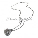 Fashion Alloy Pendant with Rhinestones