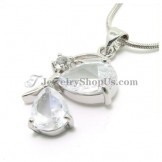 Fashion Alloy Pendant with Zircons