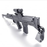 Fine Alloy Rifle Shotgun Shape Pendant