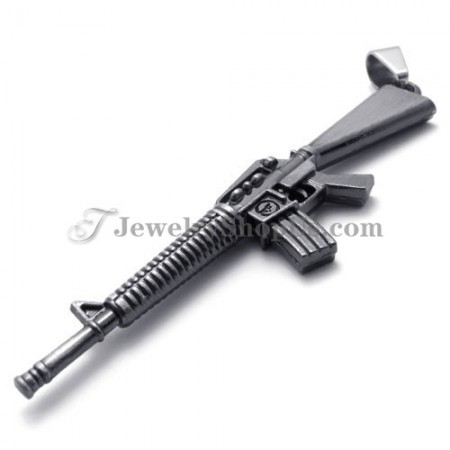 Fine Alloy Rifle Shotgun Pendant