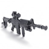 Fine Rifle Shotgun Alloy Pendant