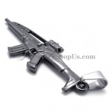 Alloy Shotgun Shape Pendant