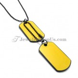 Elegant Yellow Alloy Pendants