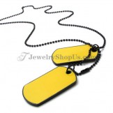 Elegant Yellow Alloy Pendants