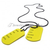 Elegant Yellow Alloy Pendants