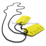 Elegant Yellow Alloy Pendants